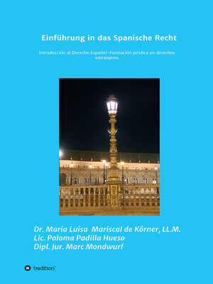 cover image of Einführung in das Spanische Recht